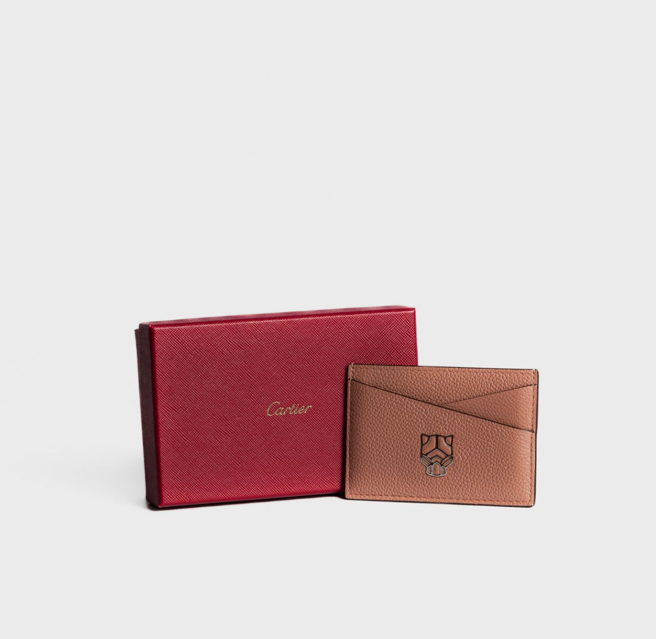 CARTIER - *BRAND NEW* CARD HOLDER PINK LEATHER
