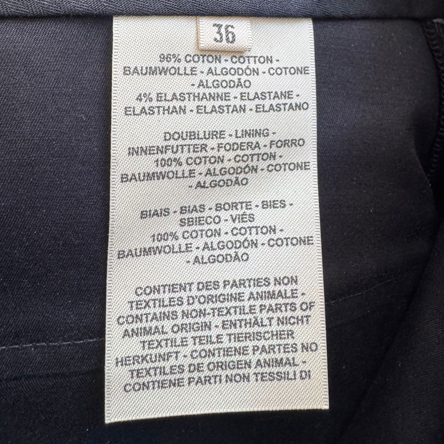 HERMÈS - SHORT BLACK SIZE 36FR