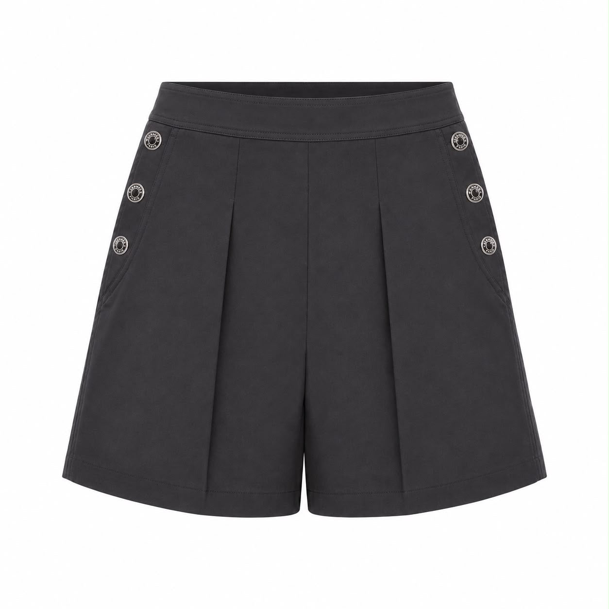 HERMÈS - SHORTS BLACK COTTON SIZE 38 FR