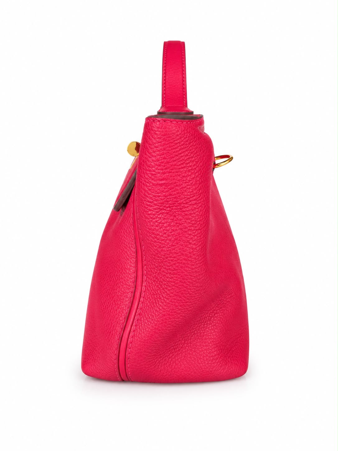 HERMÈS - BAG 24/24 ROUGE VIF & ROUGE PIMENT TAURILLON LEATHER SIZE 29
