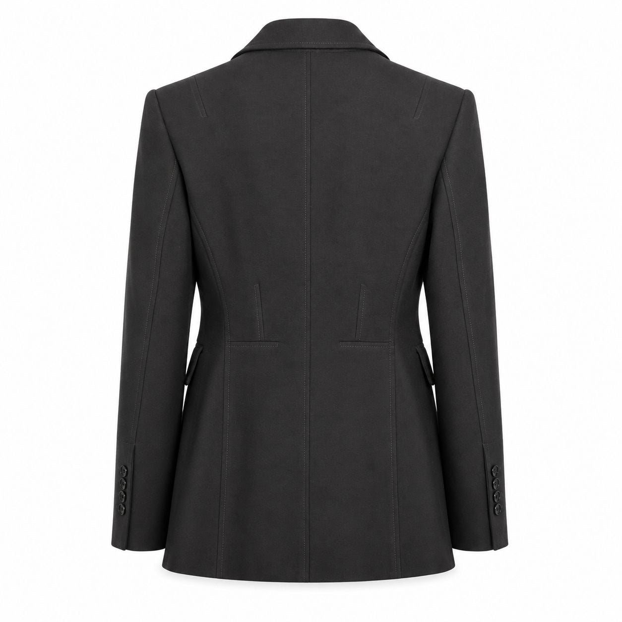 BOTTEGA VENETA - BLAZER OTTOMAN BLACK JACKET SIZE 38 IT