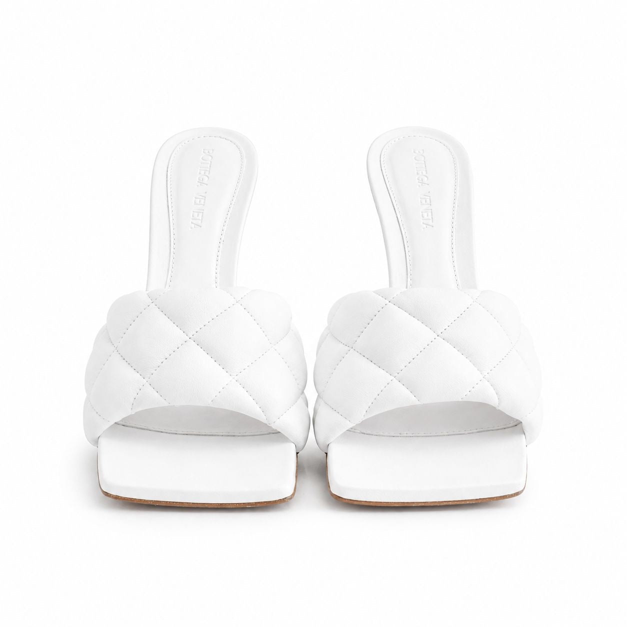 BOTTEGA VENETA - *BRAND NEW* SANDALS HIGH WHITE LEATHER SIZE 36 EU