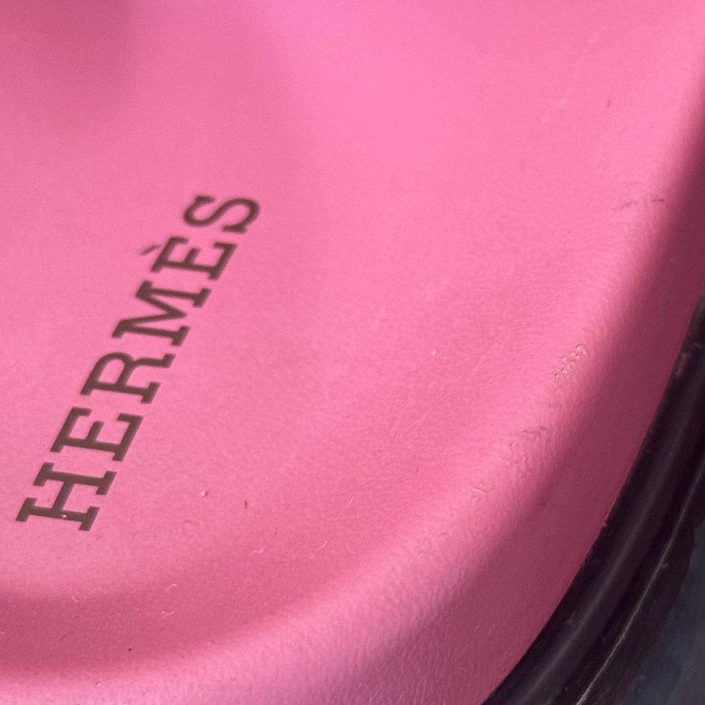 HERMÈS - SANDALS CHYPRES PINK SUEDE LEATHER SIZE 37