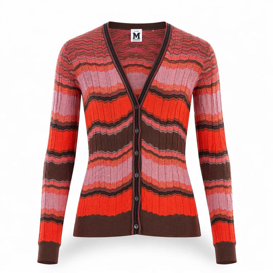 MISSONI - CARDIGAN MULTICOLOR SIZE 38 IT
