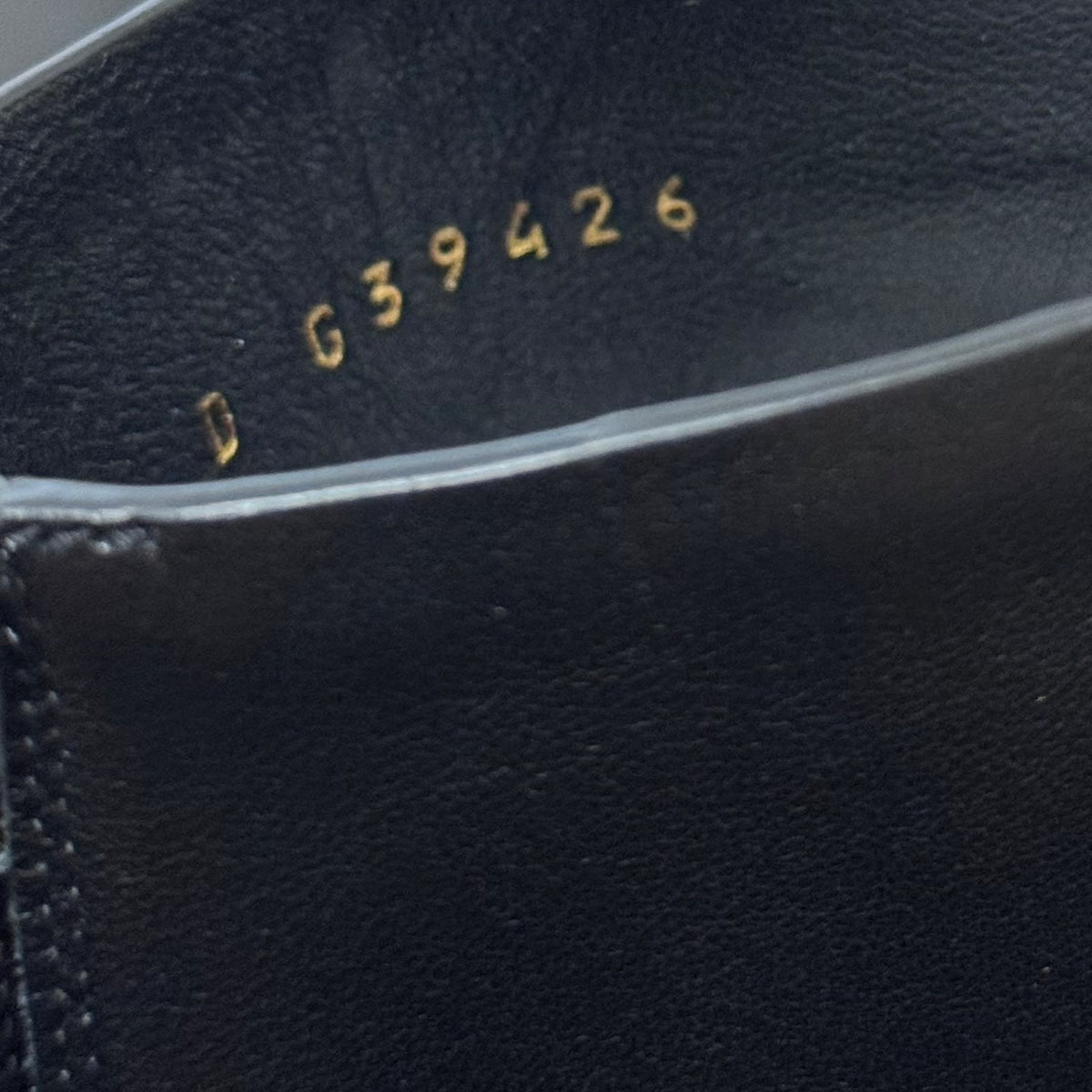CHANEL - ANKLE BOOTS BLACK LAMBSKIN CAP TOE GOLD DETAILS SIZE 36,5 EU