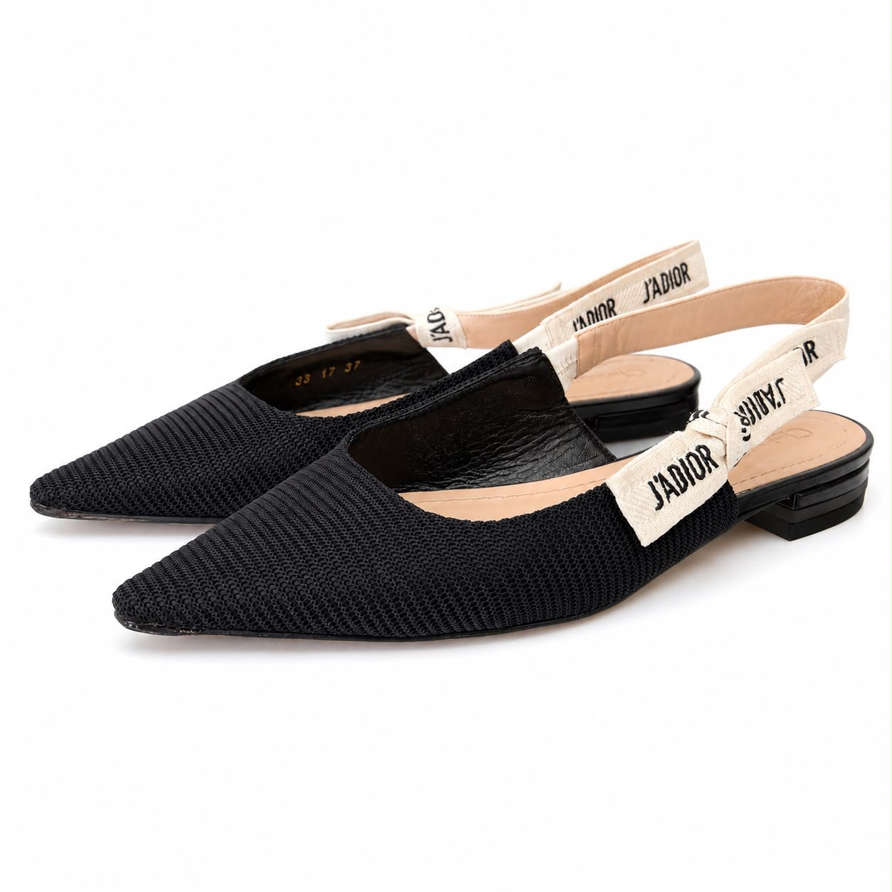 DIOR - BALLET FLATS J’ADIOR BLACK SIZE 37