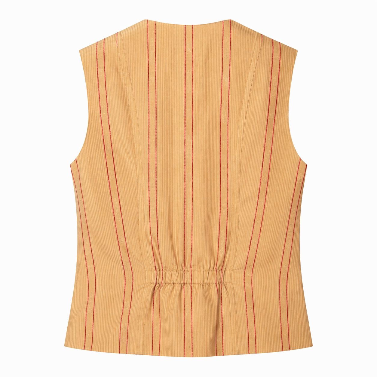 HERMÈS - *VINTAGE* VEST SILK SAFARI SIZE 38 FR