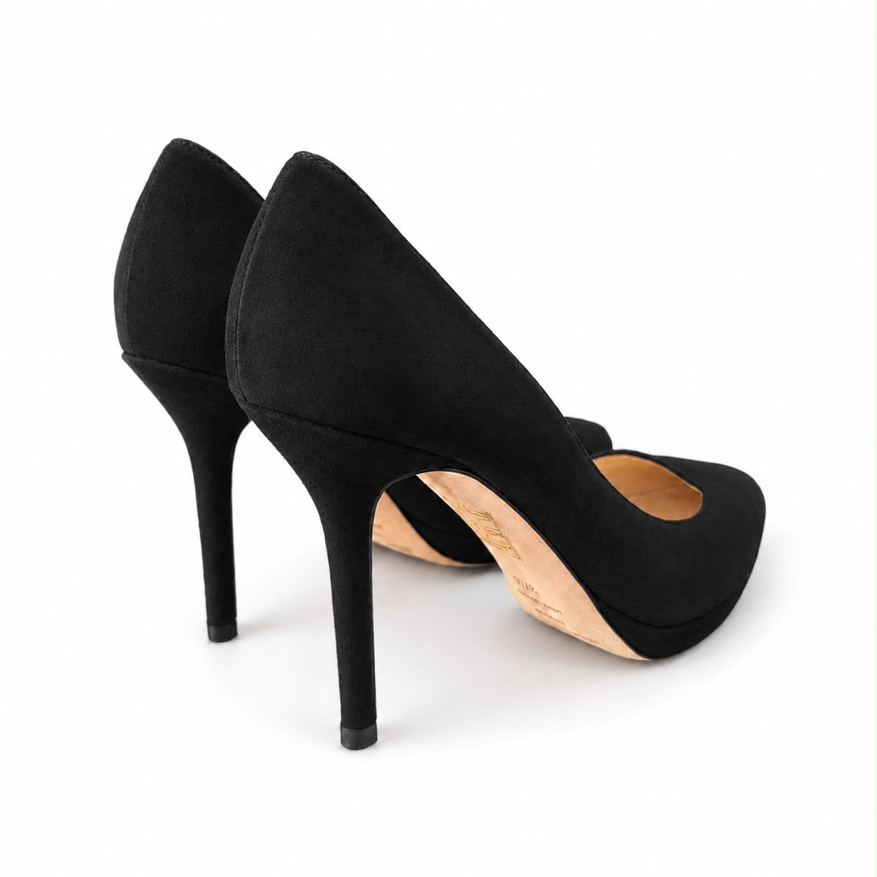 JIMMY CHOO - *NEW* PUMPS BLACK SUEDE SIZE 37.5 EU