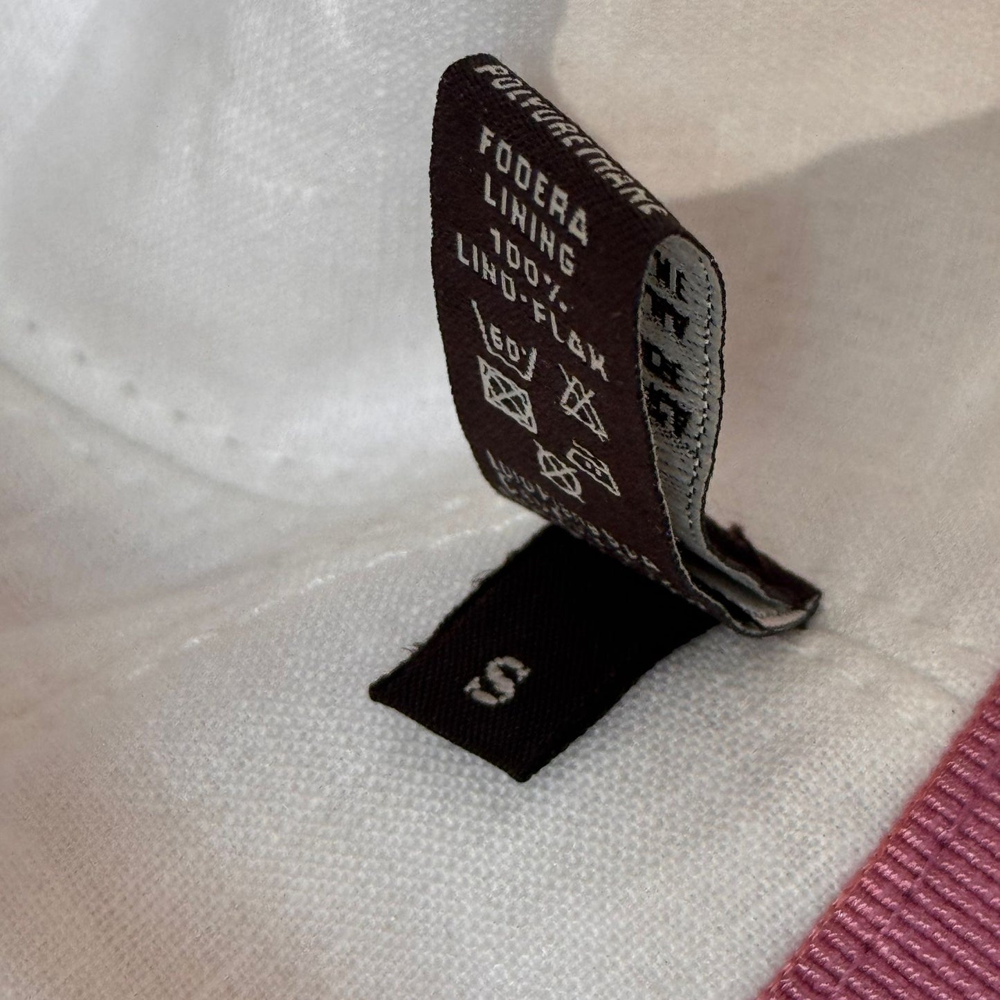 LORO PIANA - CAP STORM SYSTEM PINK SIZE S