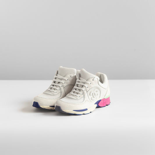 CHANEL - *BRAND NEW* SNEAKERS WHITE MULTICOLOR SOLE SIZE 38,5 EU