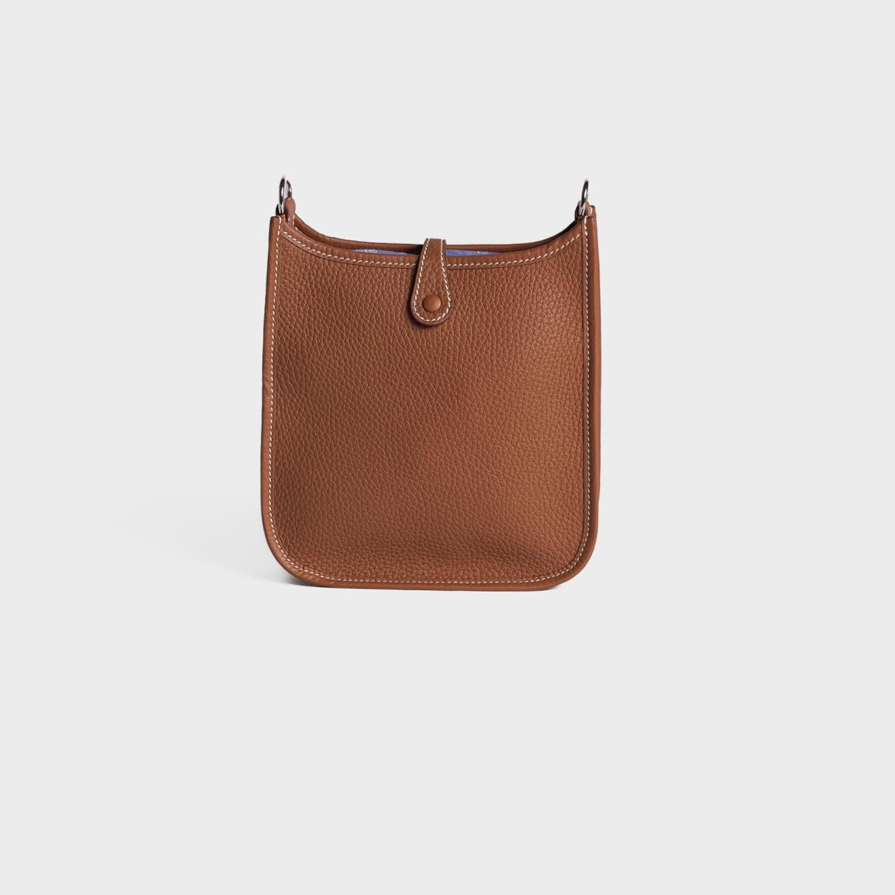 HERMÈS - *BRAND NEW* MINI EVELINE TAURILLON CLEMENCE GOLD