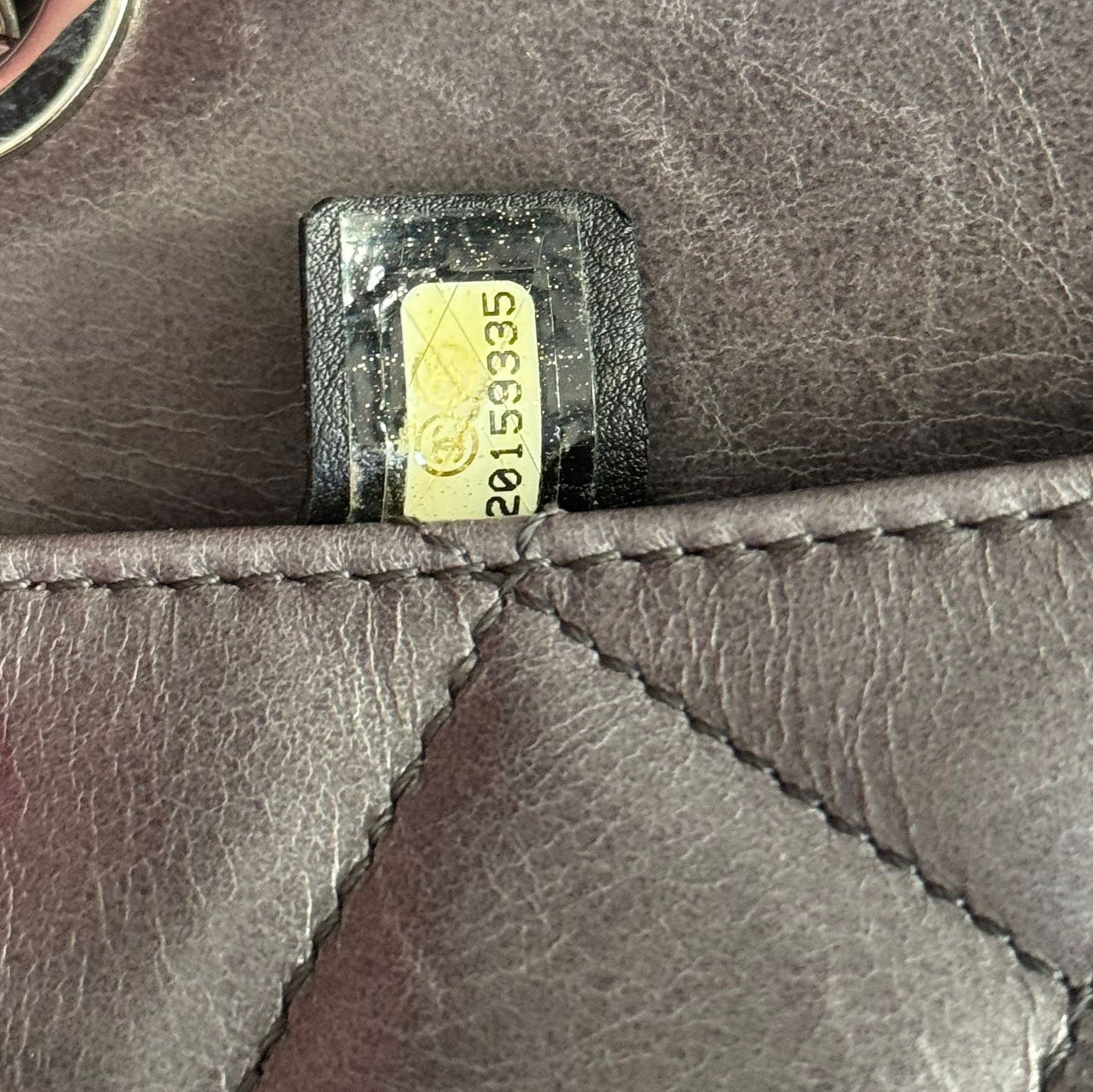 CHANEL - TOTE BAG CC DELIVERY GREY GLAZED CALFSKIN