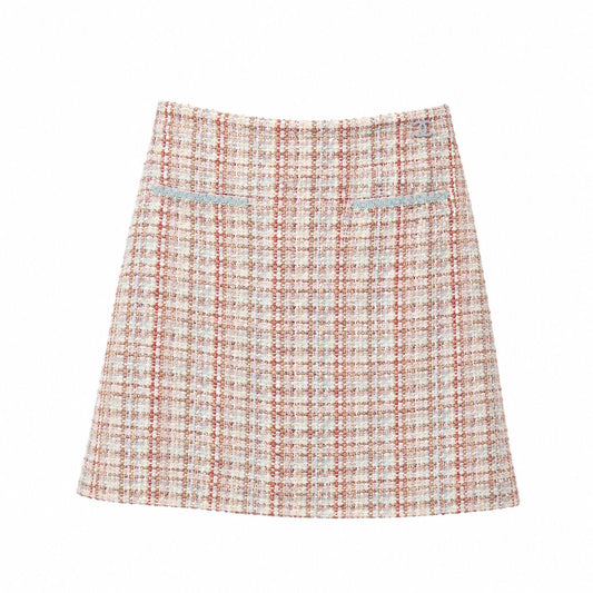 CHANEL - SKIRT TWEED MULTICOLOR SIZE 40 FR