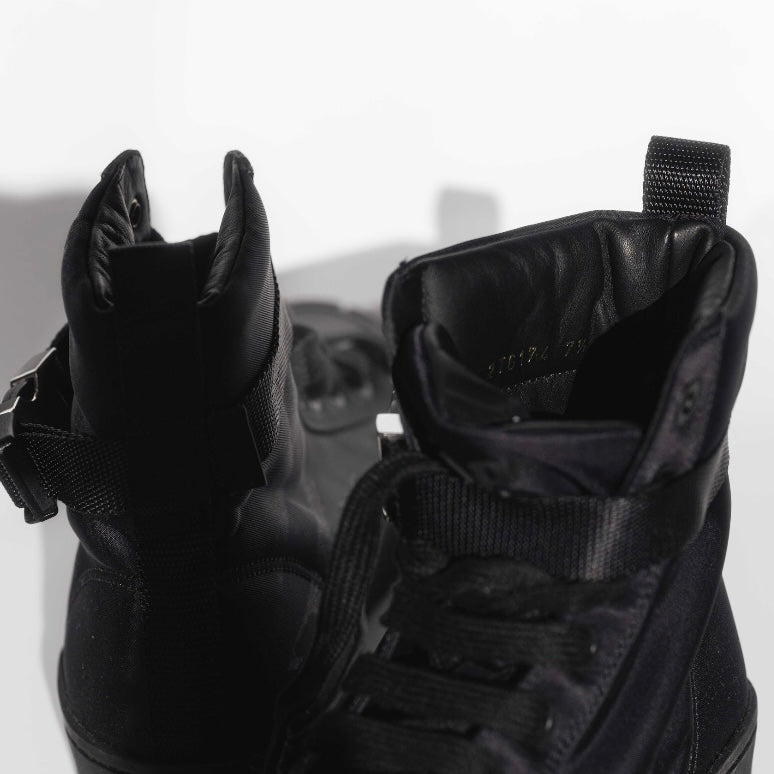 PRADA - BLACK SNEAKERS RE-NYLON SIZE 7,5