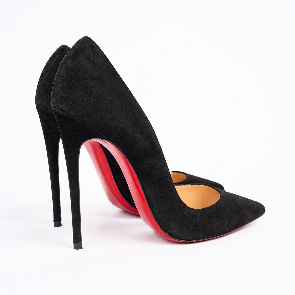 LOUBOUTIN - PUMPS SO KATE BLACK SUEDE SIZE 39 EU