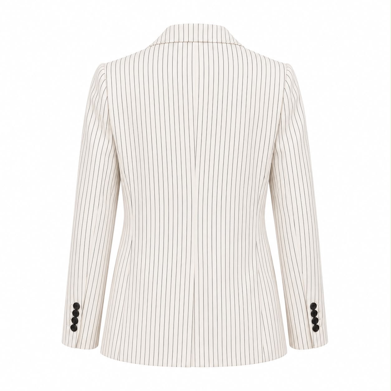 CELINE - SET BLAZER & TROUSERS WHITE/BLACK STRIPED SIZE 34/36 FR