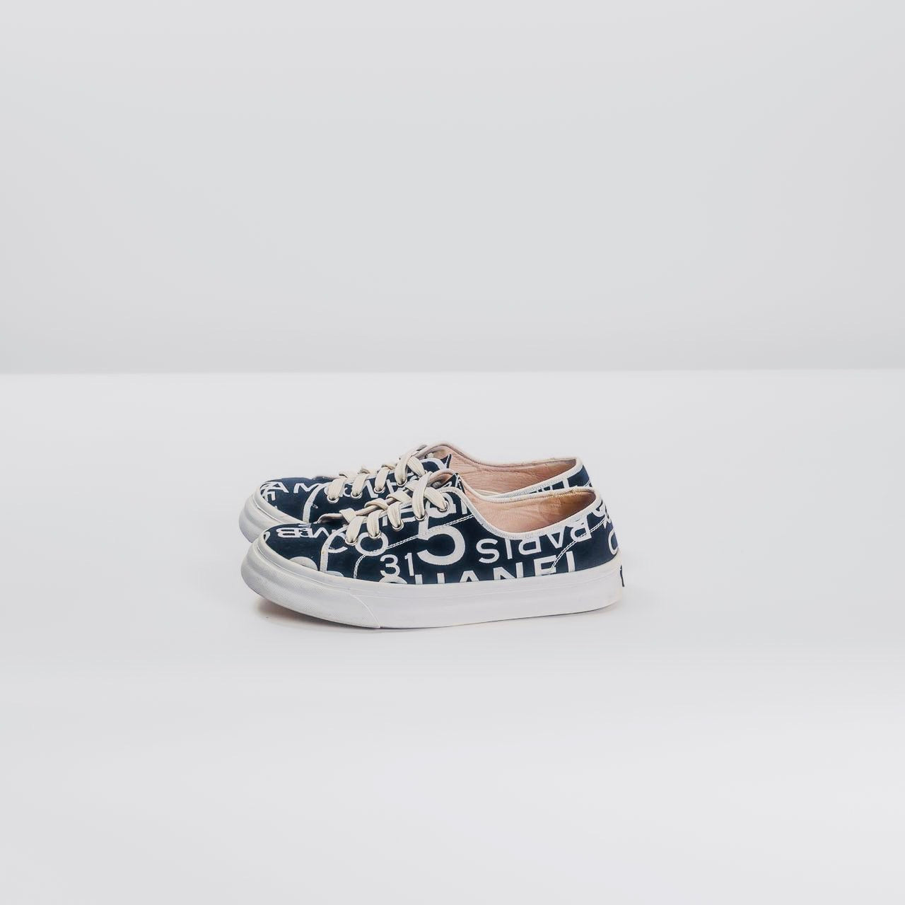 CHANEL - SNEAKERS CAMBON PRINT CANVAS SIZE 39 EU