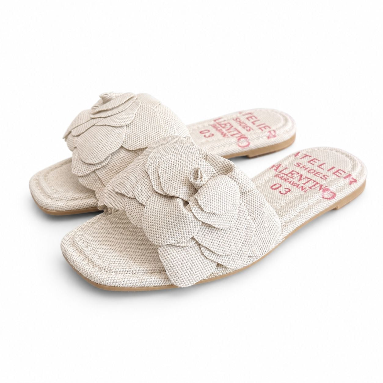 VALENTINO - *BRAND NEW* SANDAL ATELIER VG 03 ROSE EDITION OFF-WHITE SIZE 35 EU