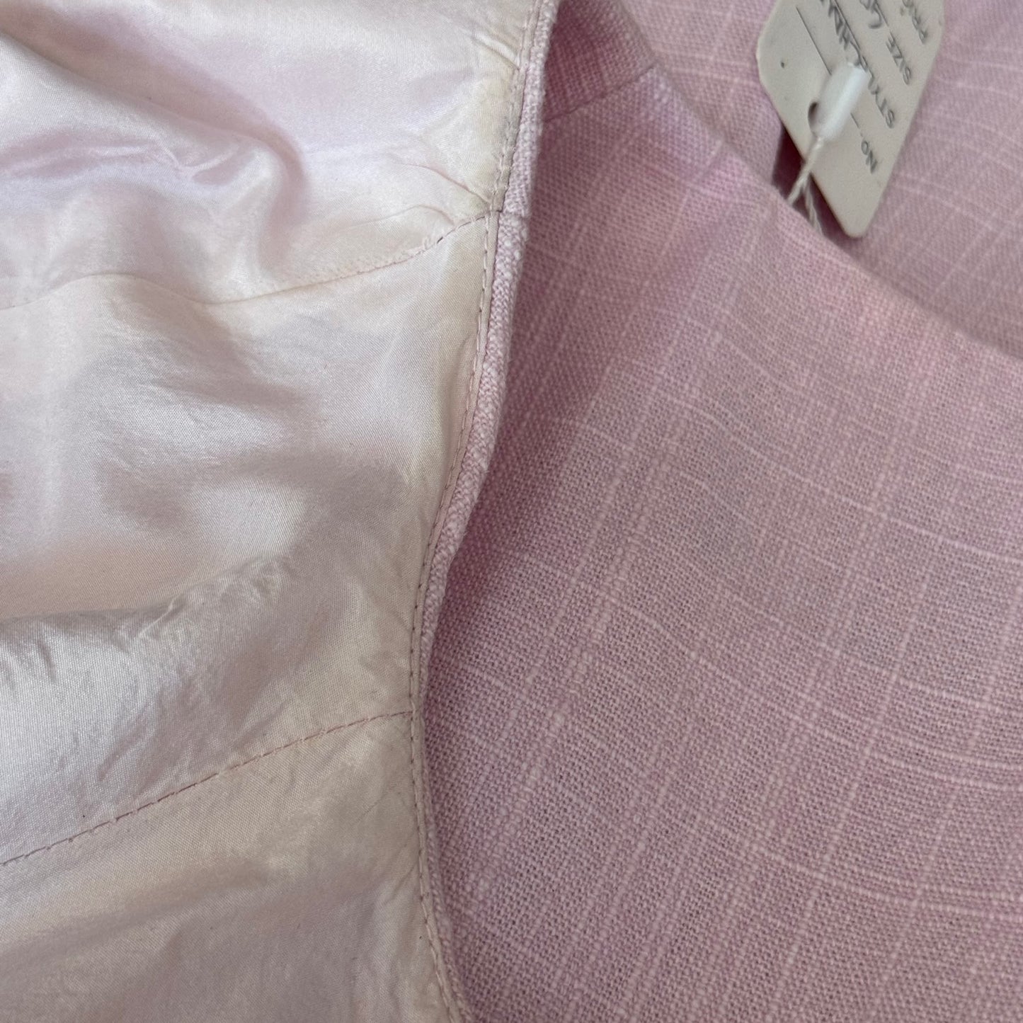 CHANEL - DRESS MIDI PINK COTTON SIZE 40 FR