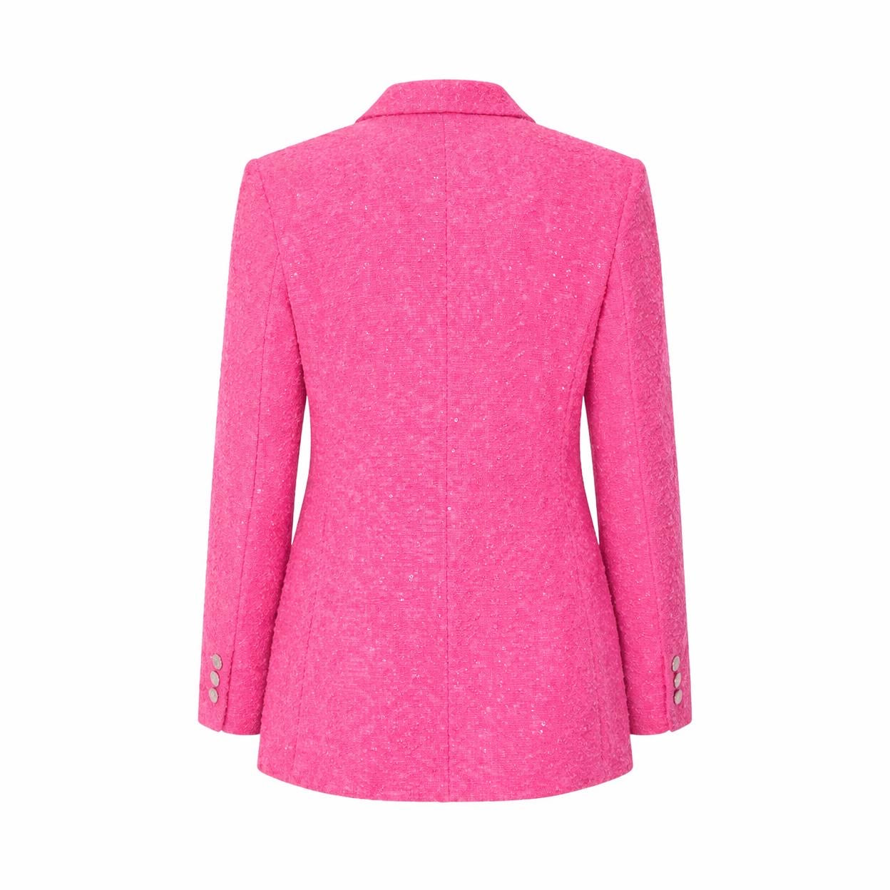 DOLCE & GABBANA - SET JACKET & TROUSERS SEQUIN FUCHSIA SIZE 38 IT