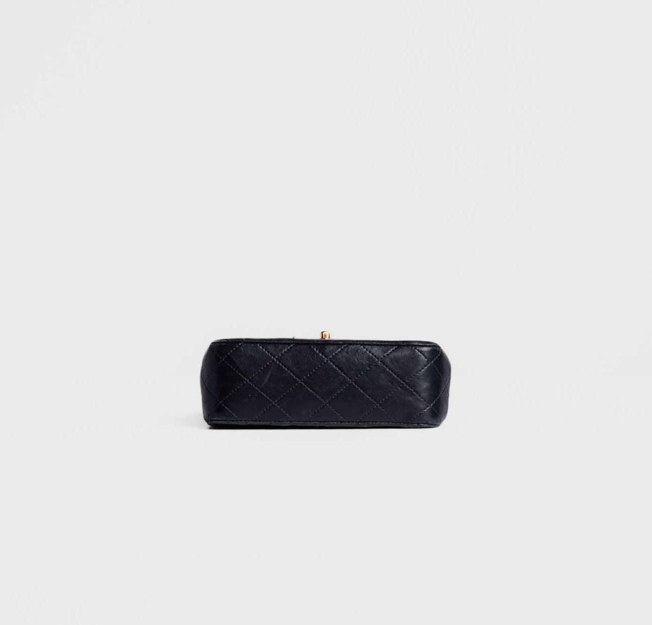 CHANEL - BAG MINI TIMELESS LEATHER NAVY BLUE WHITE TRIM