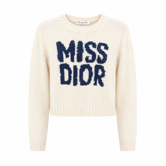 DIOR - SWEATER MISS DIOR CASHMERE/SILK SIZE 36 FR