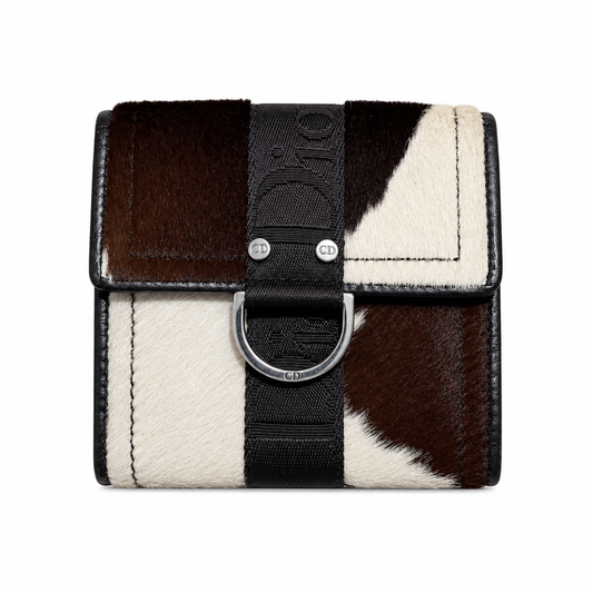 DIOR - *VINTAGE* WALLET CALF AIR COW PRINT