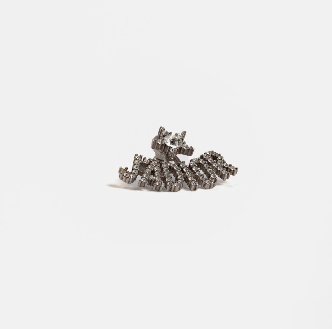 DIOR - EARRINGS J’ADIOR AND BEE WITH SILVER CRYSTALS
