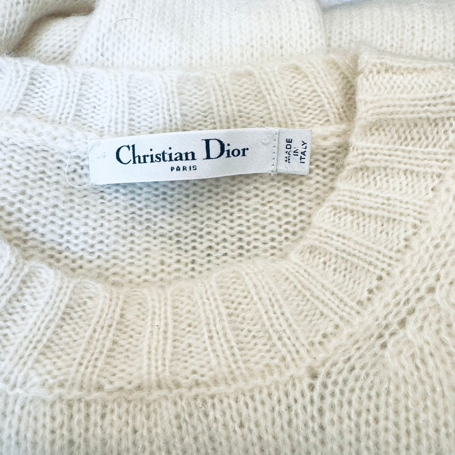 DIOR - SWEATER MISS DIOR CASHMERE/SILK SIZE 36 FR