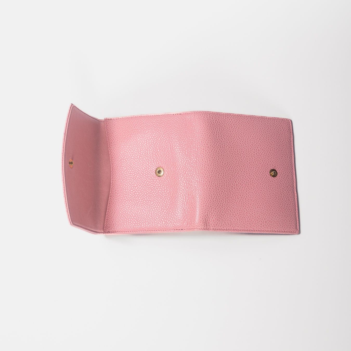 CHANEL - WALLET PINK CAVIAR LEATHER