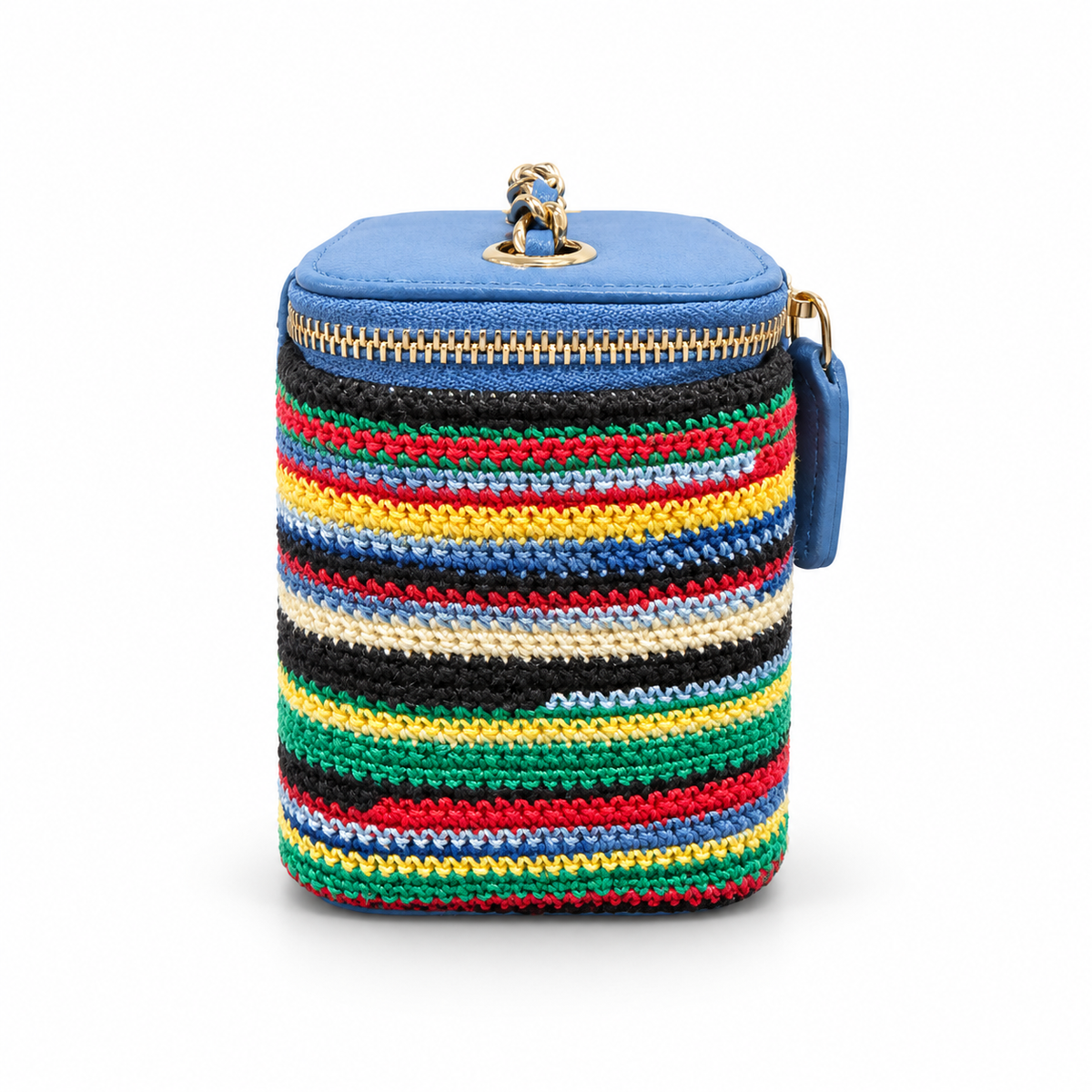 CHANEL - BAG MINI VANITY CLASSIC MULTICOLOR CROCHET