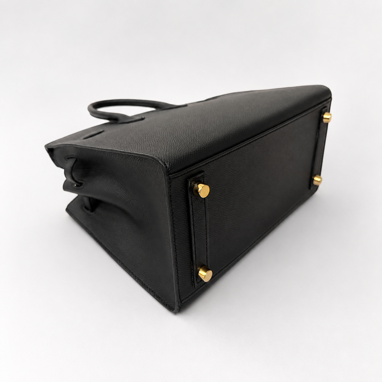 HERMÈS BIRKIN 25 BLACK EPSOM LEATHER GOLD HARDWARE