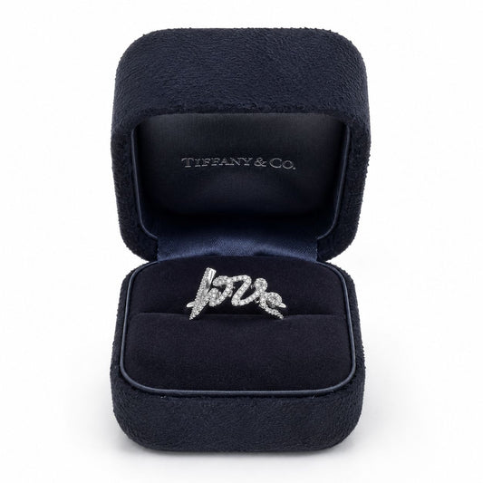 TIFFANY & CO. - RING LOVE PALOMA PICASSO 18K AND WHITE GOLD