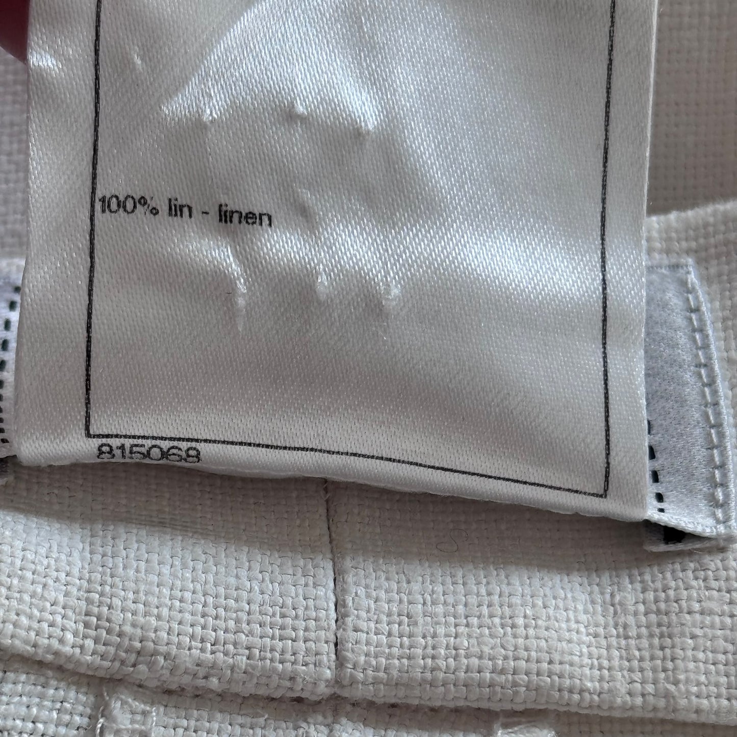 CHANEL - SHORTS ECRU LINEN 38 FR