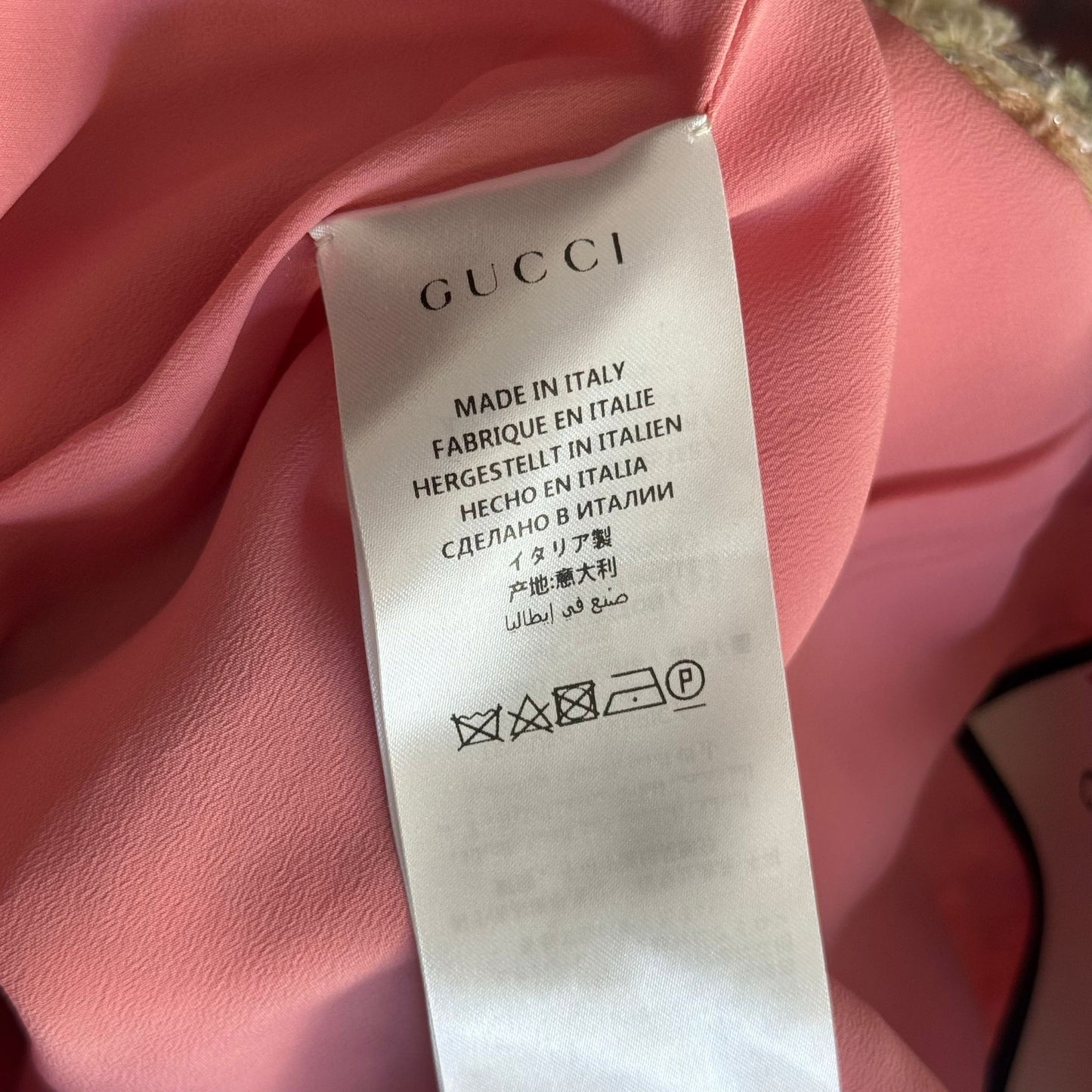 GUCCI - SKIRT MINI TWEED MULTICOLOR WITH RUFFLED HEM SIZE 40 IT