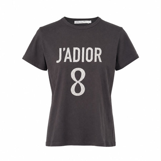 DIOR - T-SHIRT J’ADIOR 8 BLACK SIZE XS