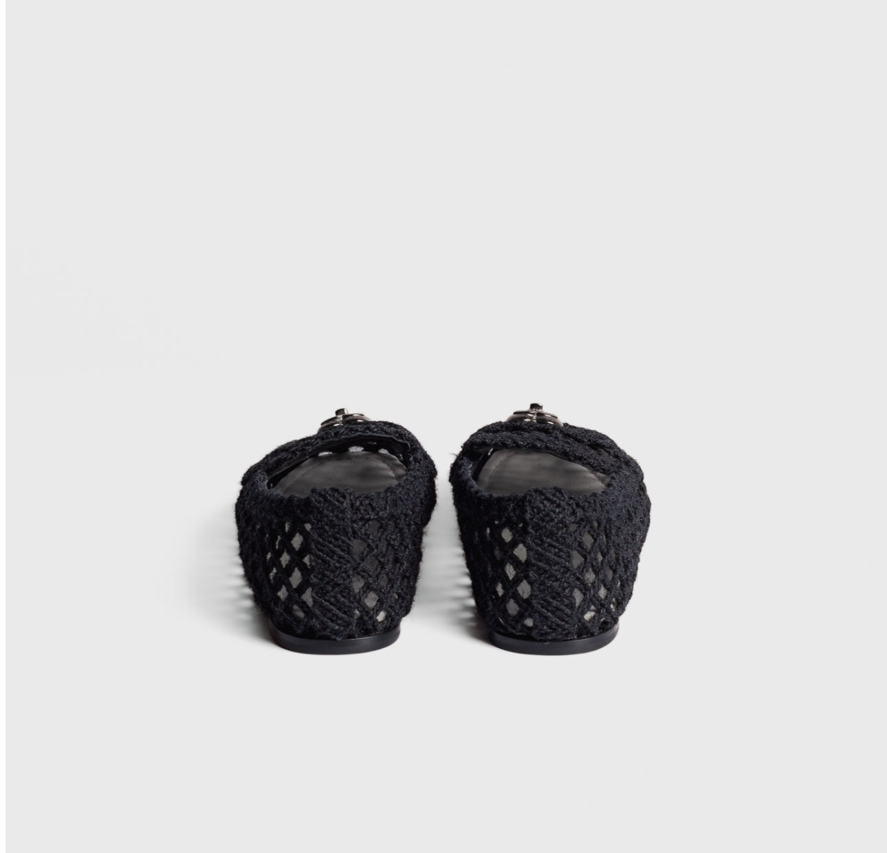 CHANEL - *BRAND NEW* LOAFER BLACK CROCHET SIZE 38,5 EU