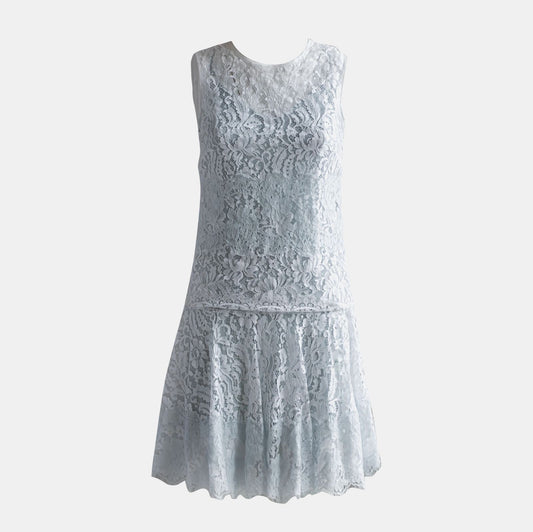 DOLCE & GABBANA - DRESS MINI FLORAL LACE SIZE 40 IT