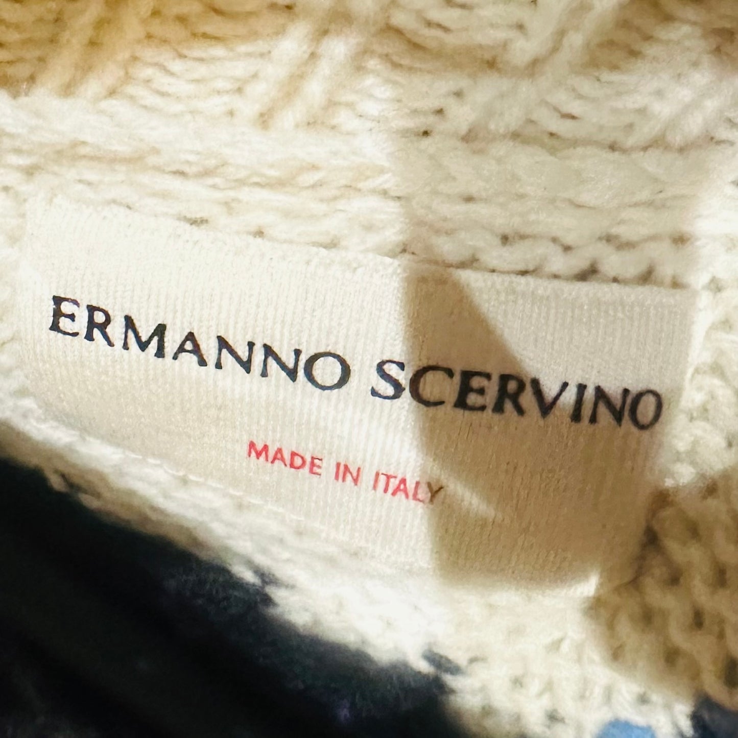 ERMANNO SCERVINO - PULLOVER FRINGES MULTICOLOR CACHEMIRE BLEND SIZE XS