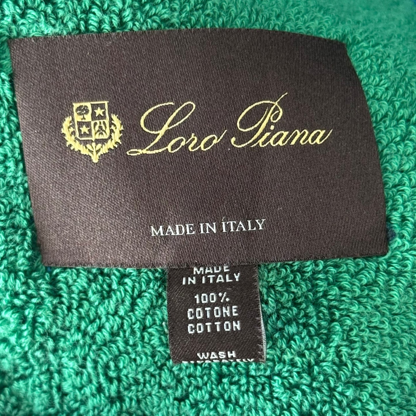 LORO PIANA - *NEW* 2 SET TOWEL & CUSHION SUMMER CHARMS BLUE/GREEN