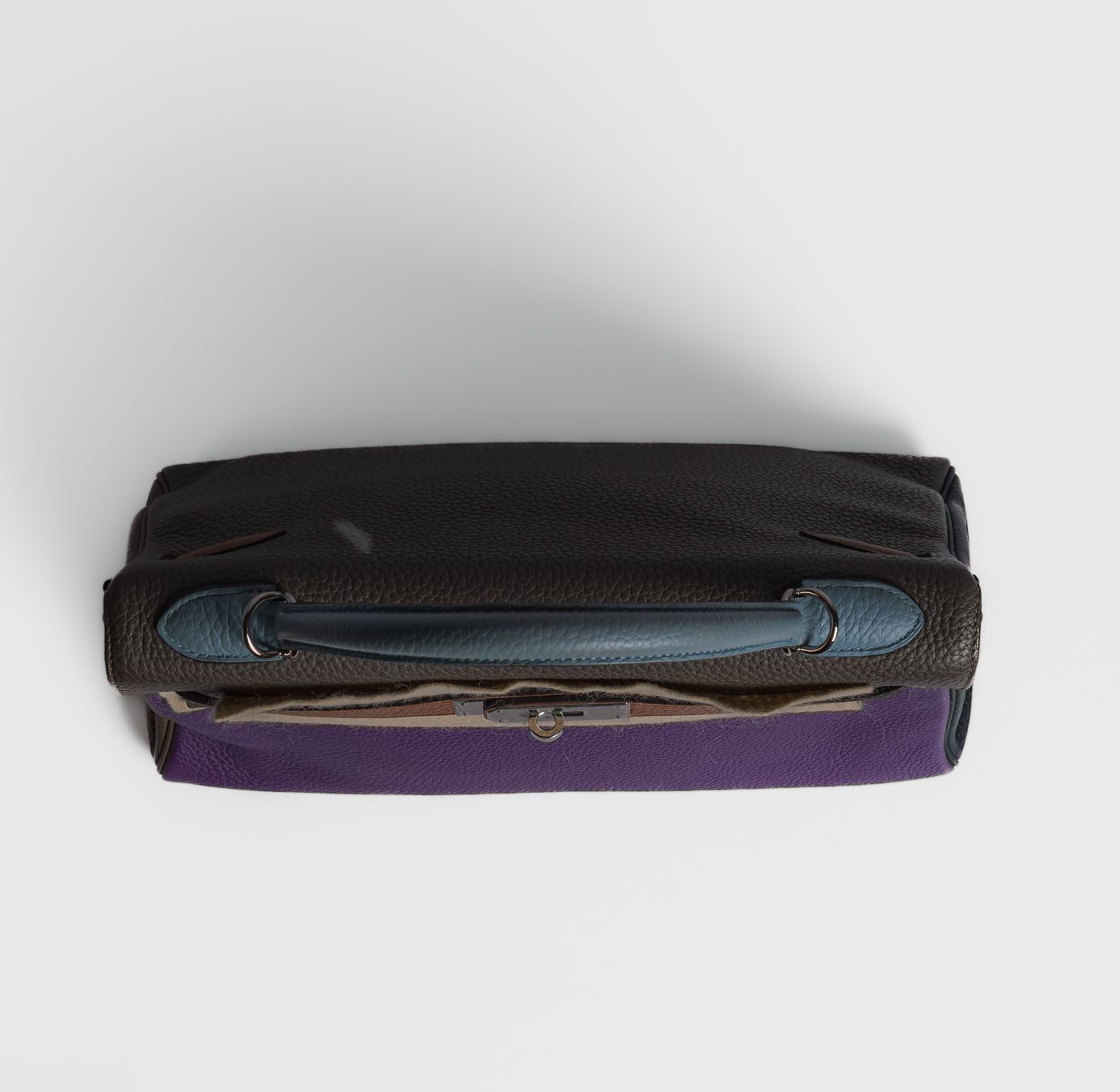 HERMÈS - BAG KELLY 32 ARLEQUIN CLEMENCE LEATHER