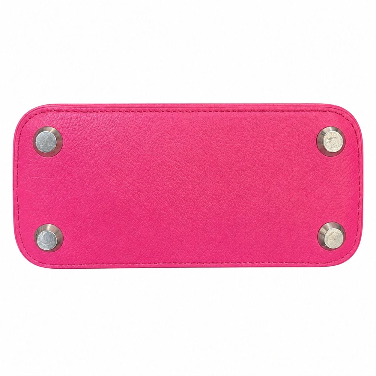 BALENCIAGA - BAG VILLE XXS FUCHSIA PINK GRAINED CALFSKIN
