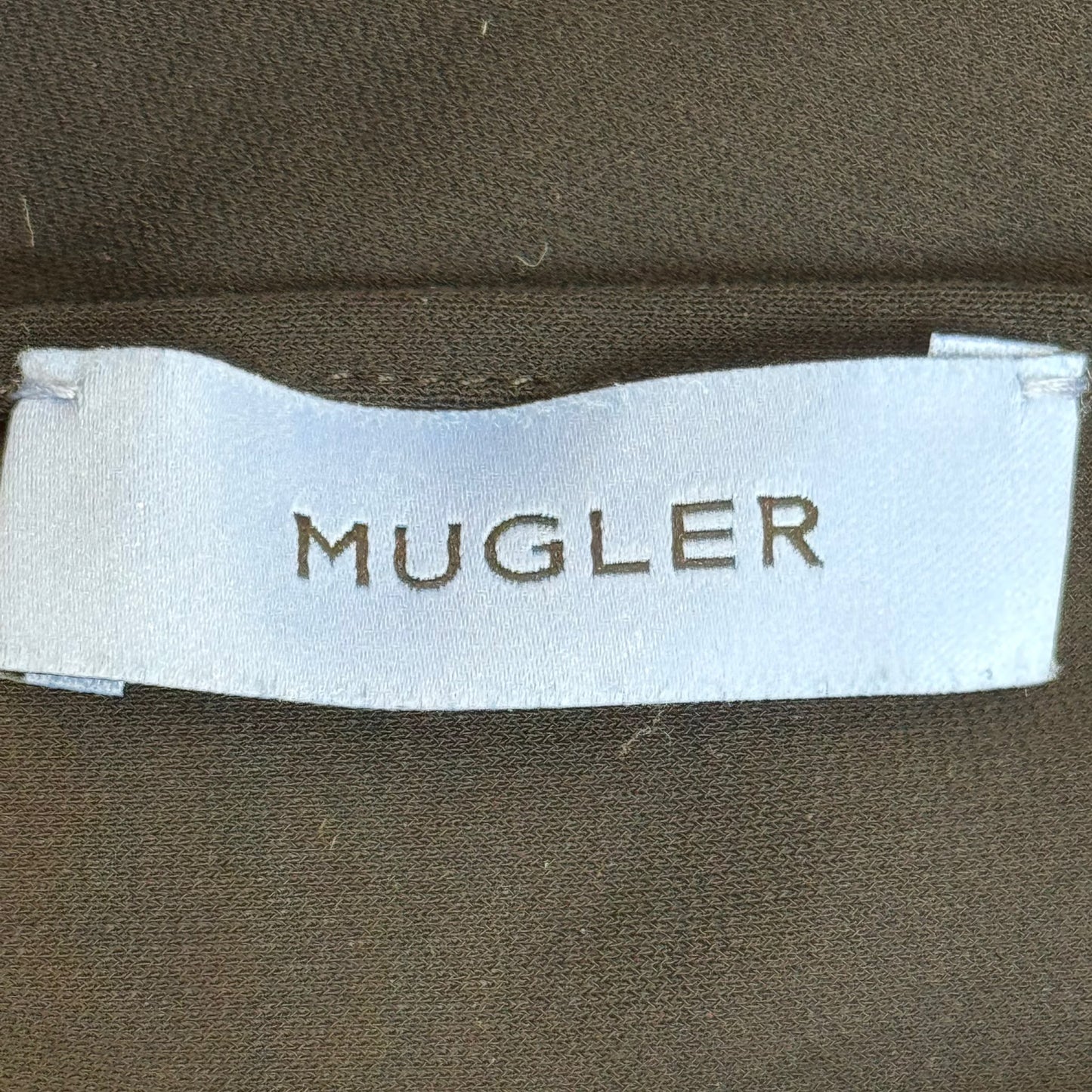 MUGLER - TOP ASYMMETRIC BLACK ONE SIZE