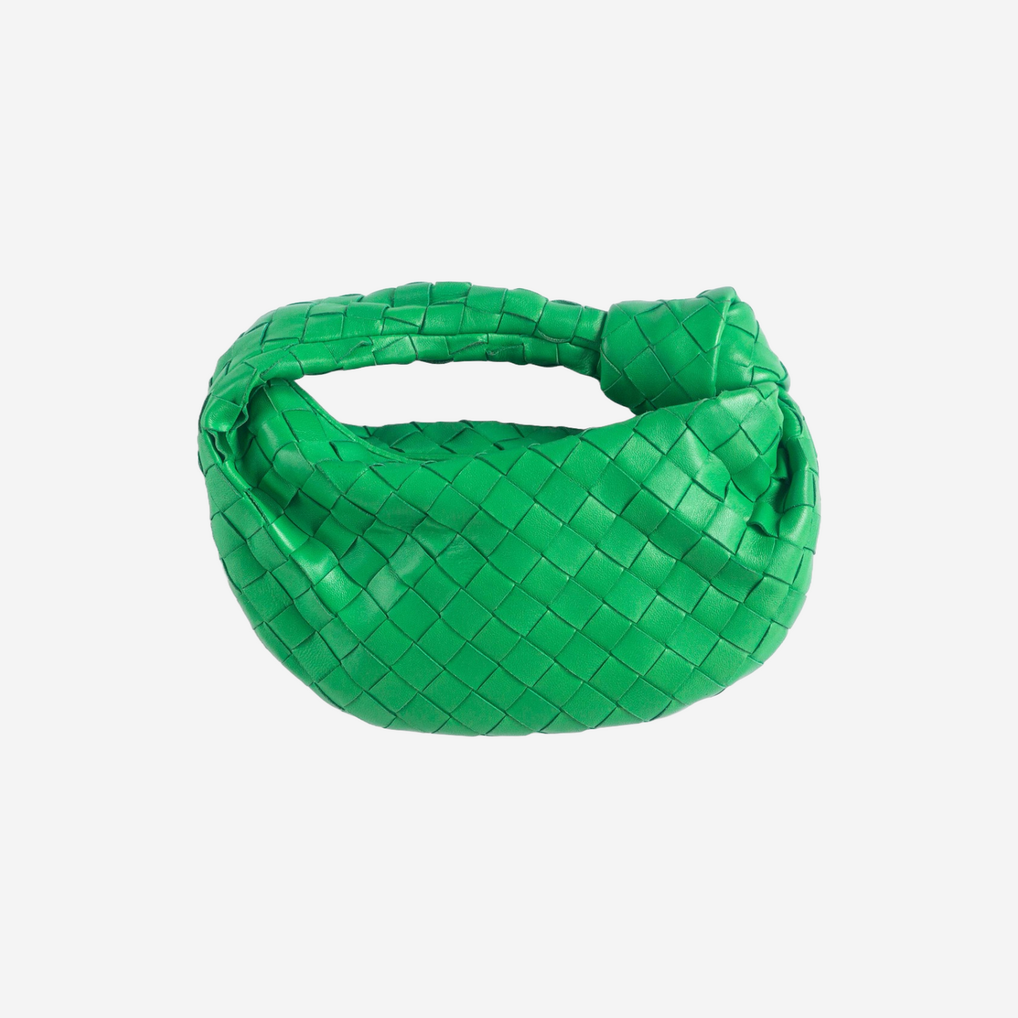 BOTTEGA VENETA - MINI JODIE BAG INTRECCIATO LEATHER GREEN