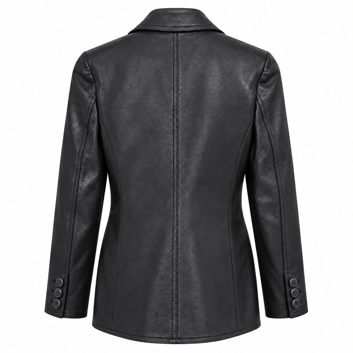 DIOR – BAR JACKET IN BLACK LAMBSKIN LEATHER SIZE 34 FR