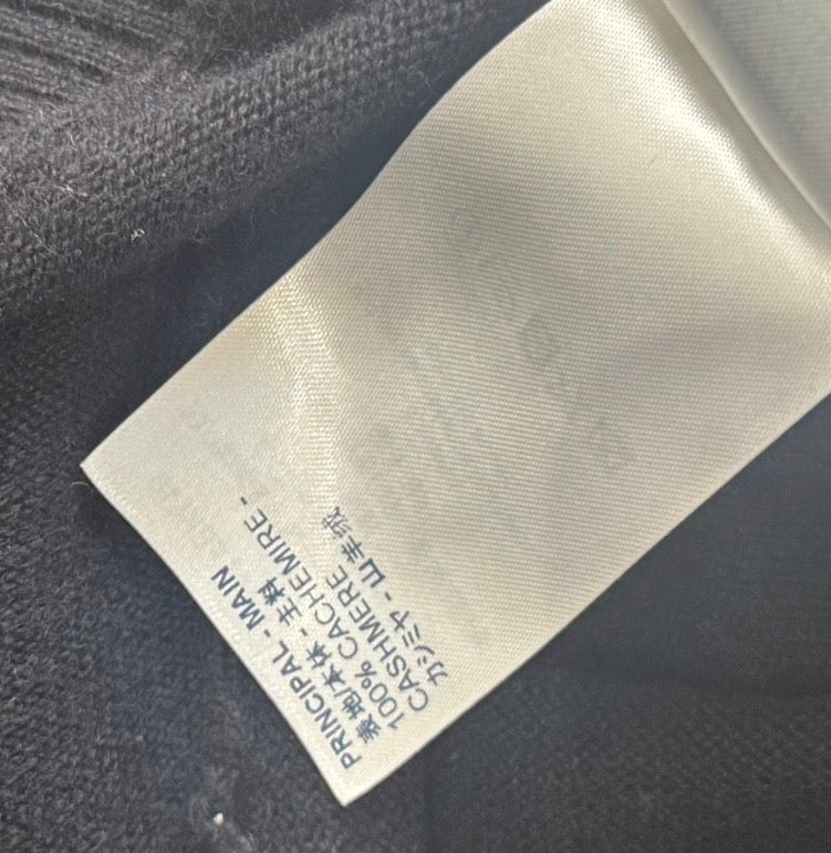 LOUIS VUITTON - SWEATER BLACK CASHMERE SIZE S