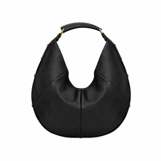 SAINT LAURENT - BAG MOMBASA LARGE BLACK CALFSKIN