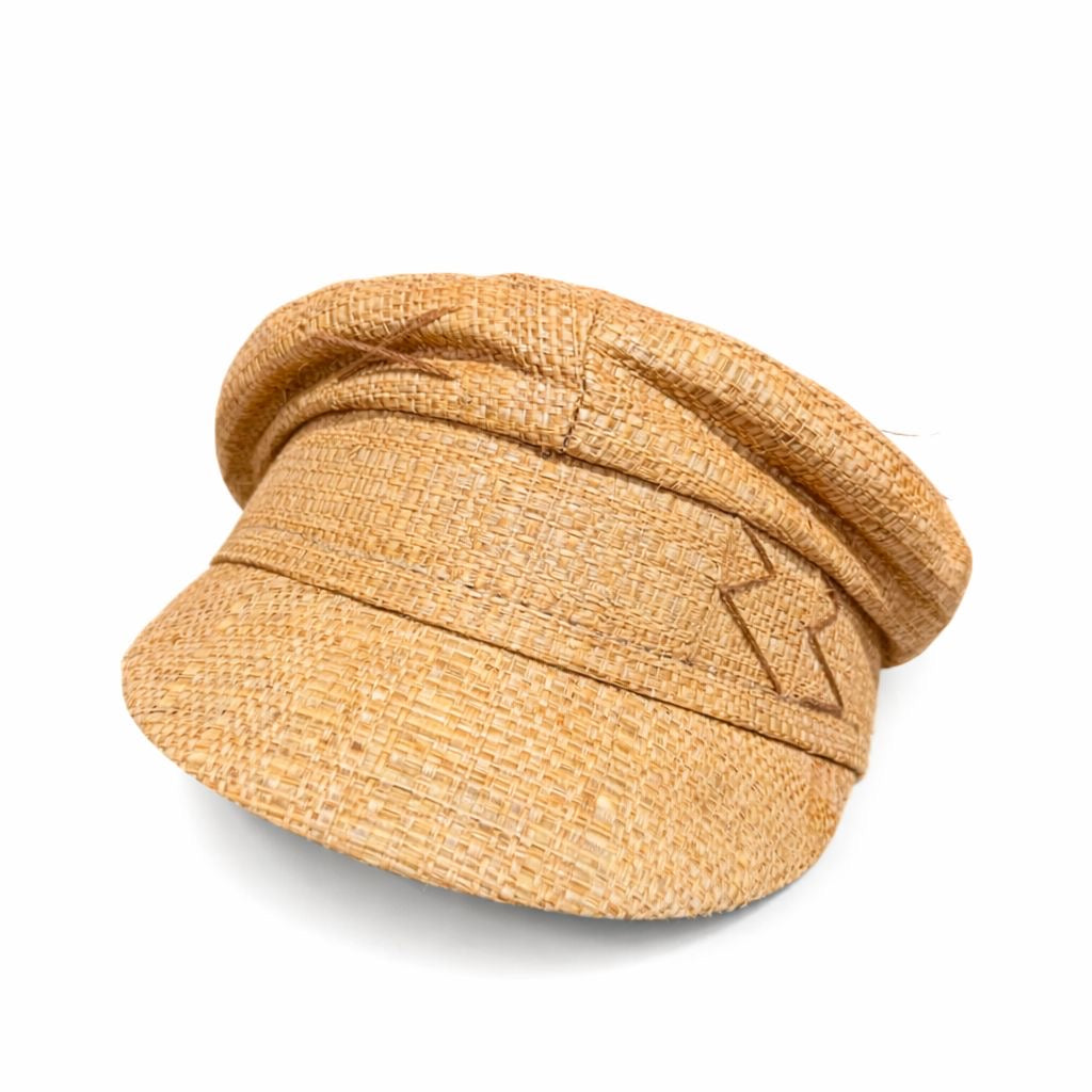 RUSLAN BAGINSKYI - HAT GAVROCHE STRAW SIZE 54CM