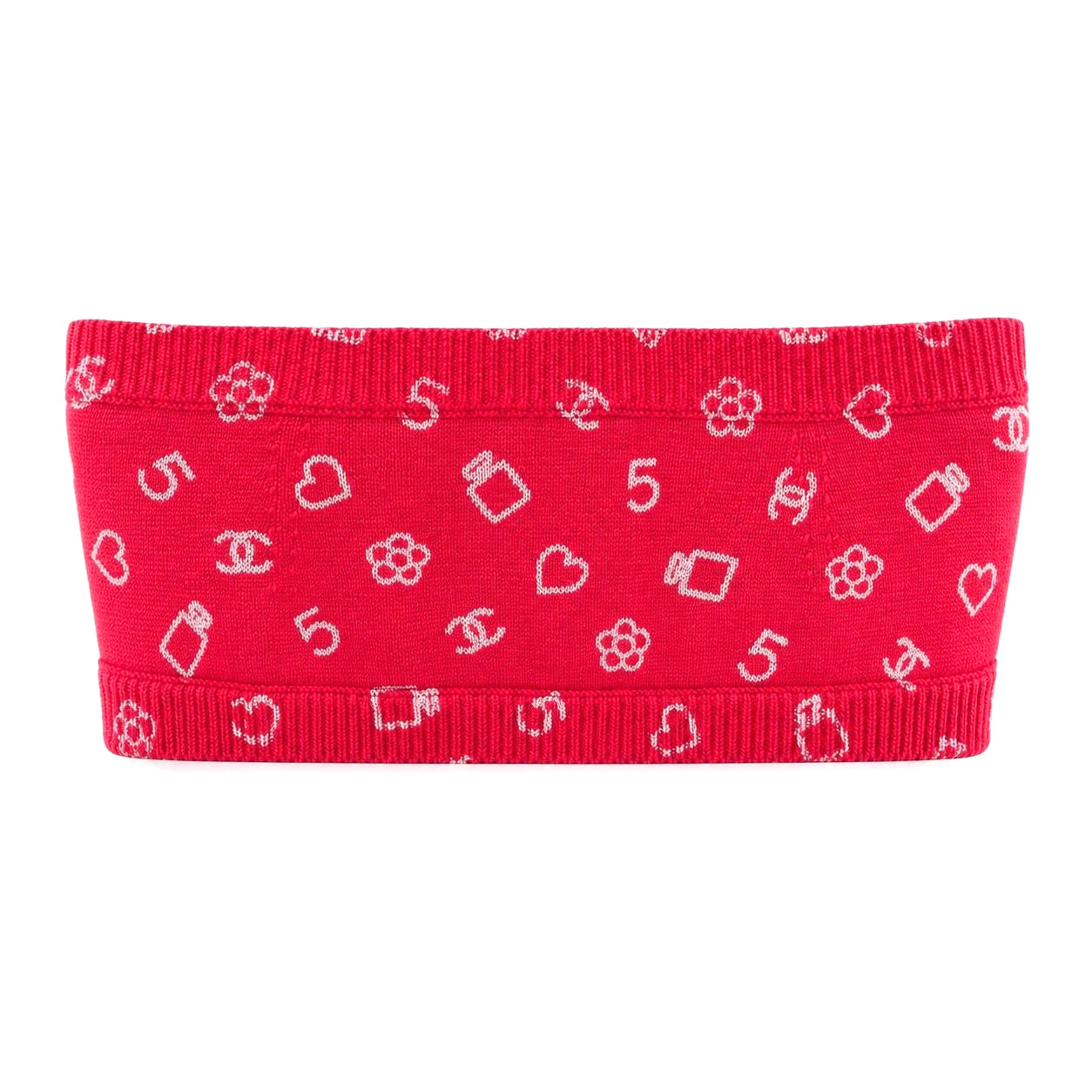 CHANEL - TOP RED ICON SIZE 36 FR