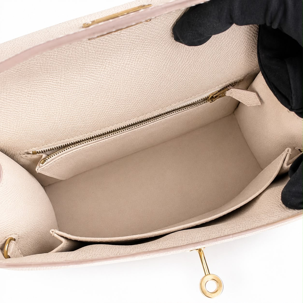 HERMÈS - KELLY 25 EPSOM CRAIE GOLD HARDWARE